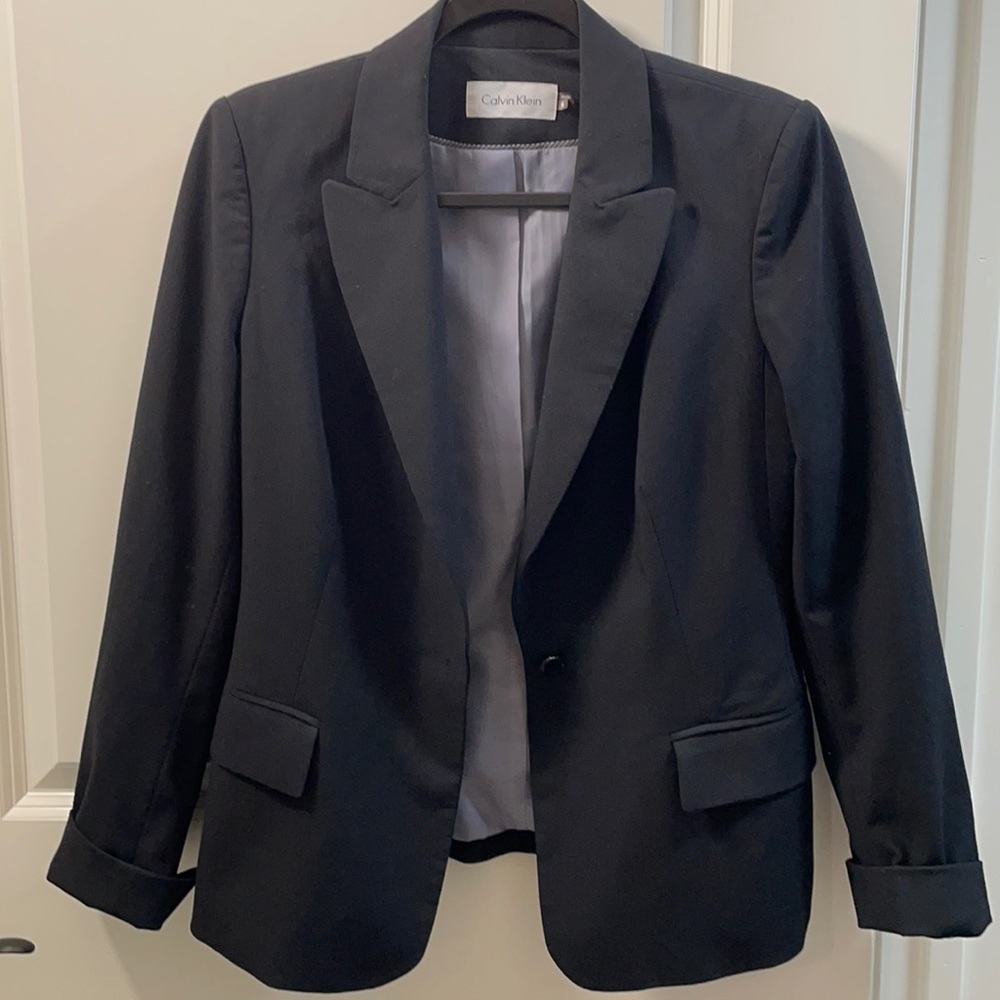 Black Calvin Klein blazer